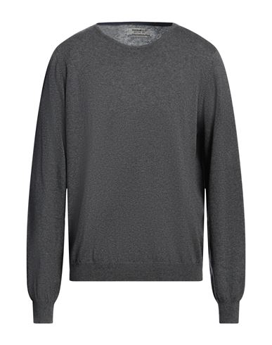Man Sweater Grey Size 3XL Cotton, Wool