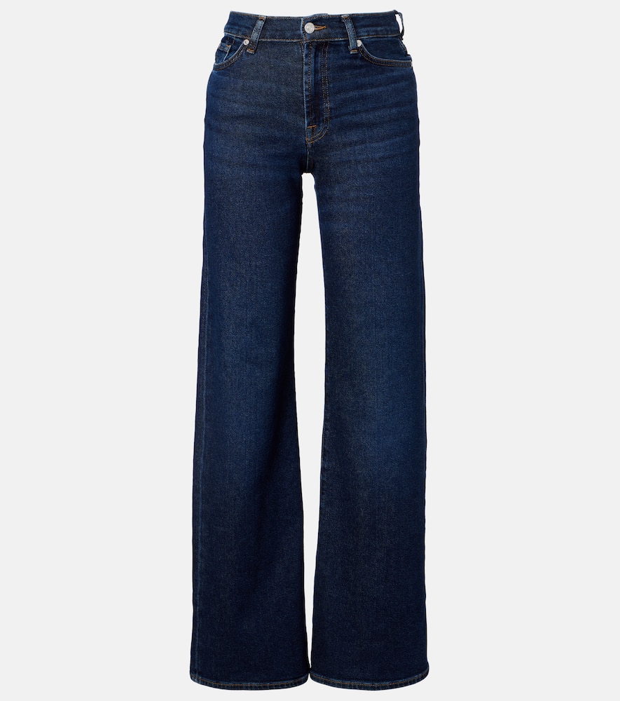 Lotta high-rise wide-leg jeans