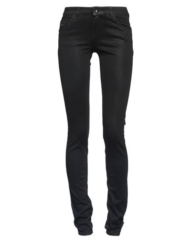 Diesel Black Gold Woman Jeans Black Size 24 Cotton, Elastane