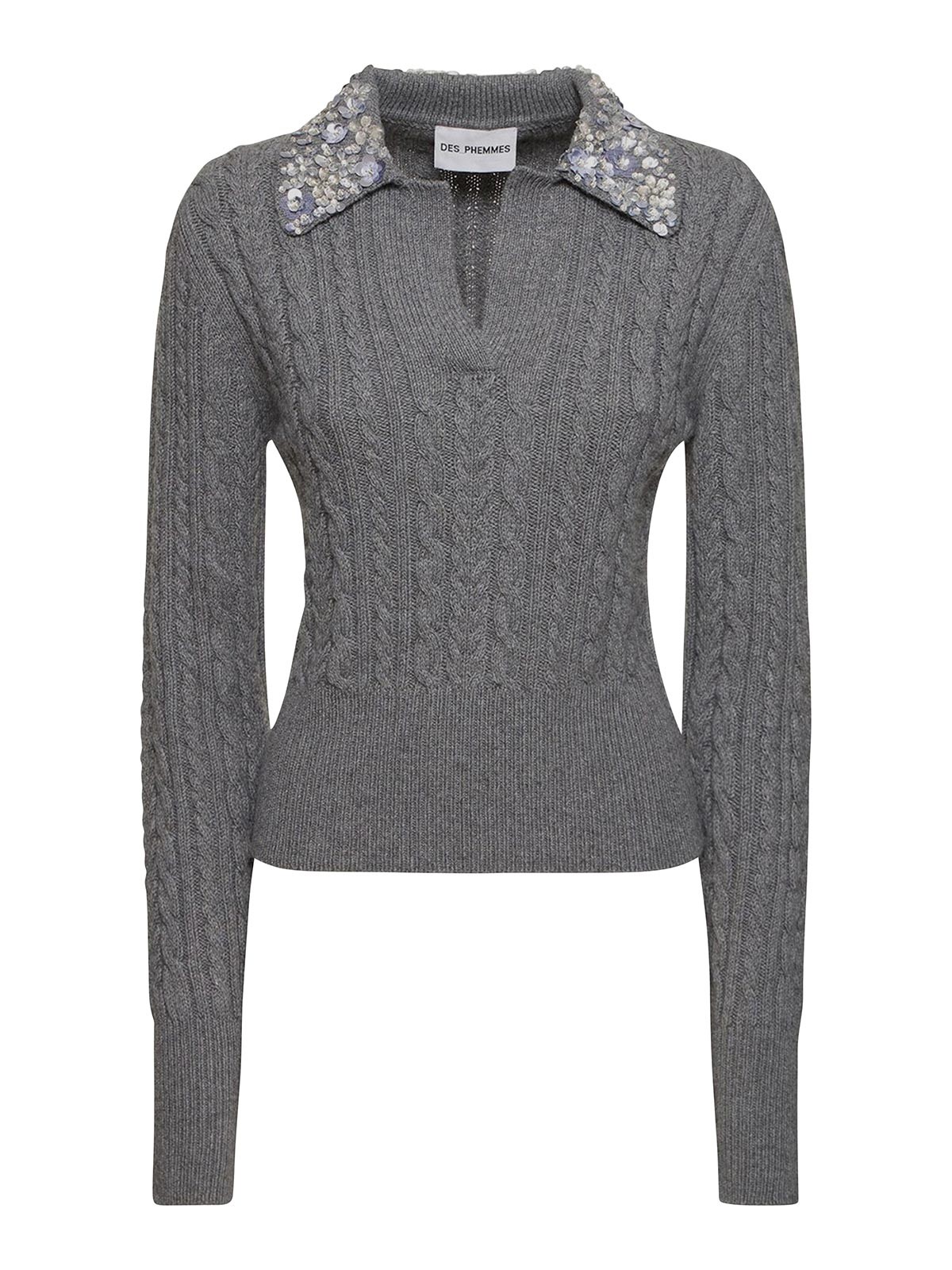 Cropped Knitted Polo