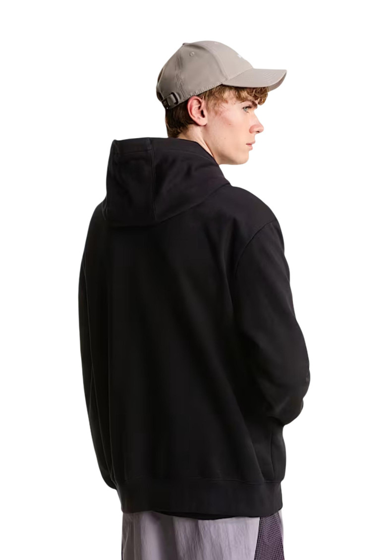 Black Logo Regular Hoodie