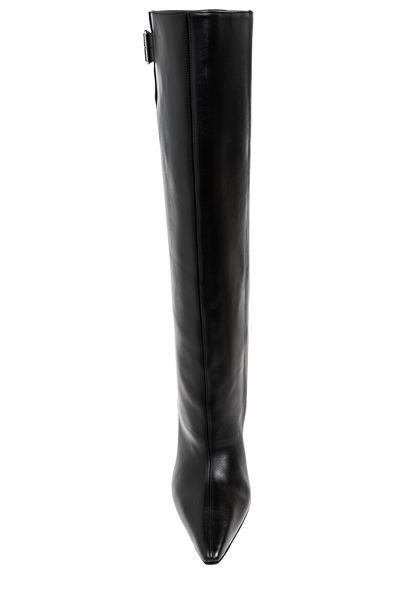 Courrèges Astro Pointed-Toe Buckle-Detailed Boots