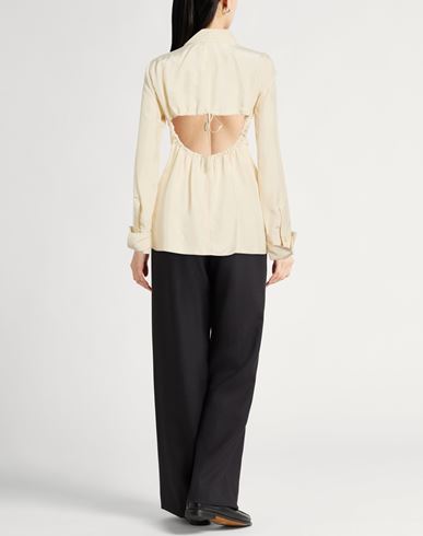 Woman Shirt Beige Size 4 Viscose