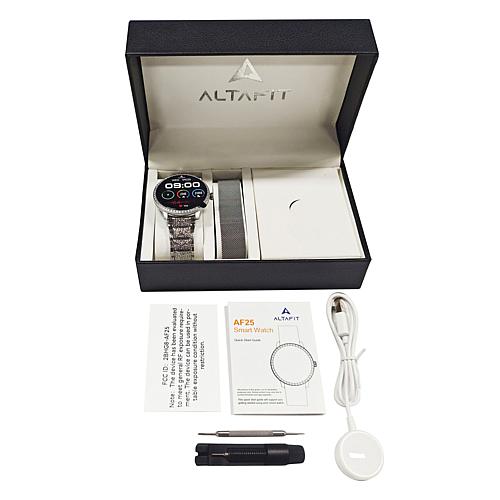 Bluetooth Smartwatch with Extra Milanese Band & Tools