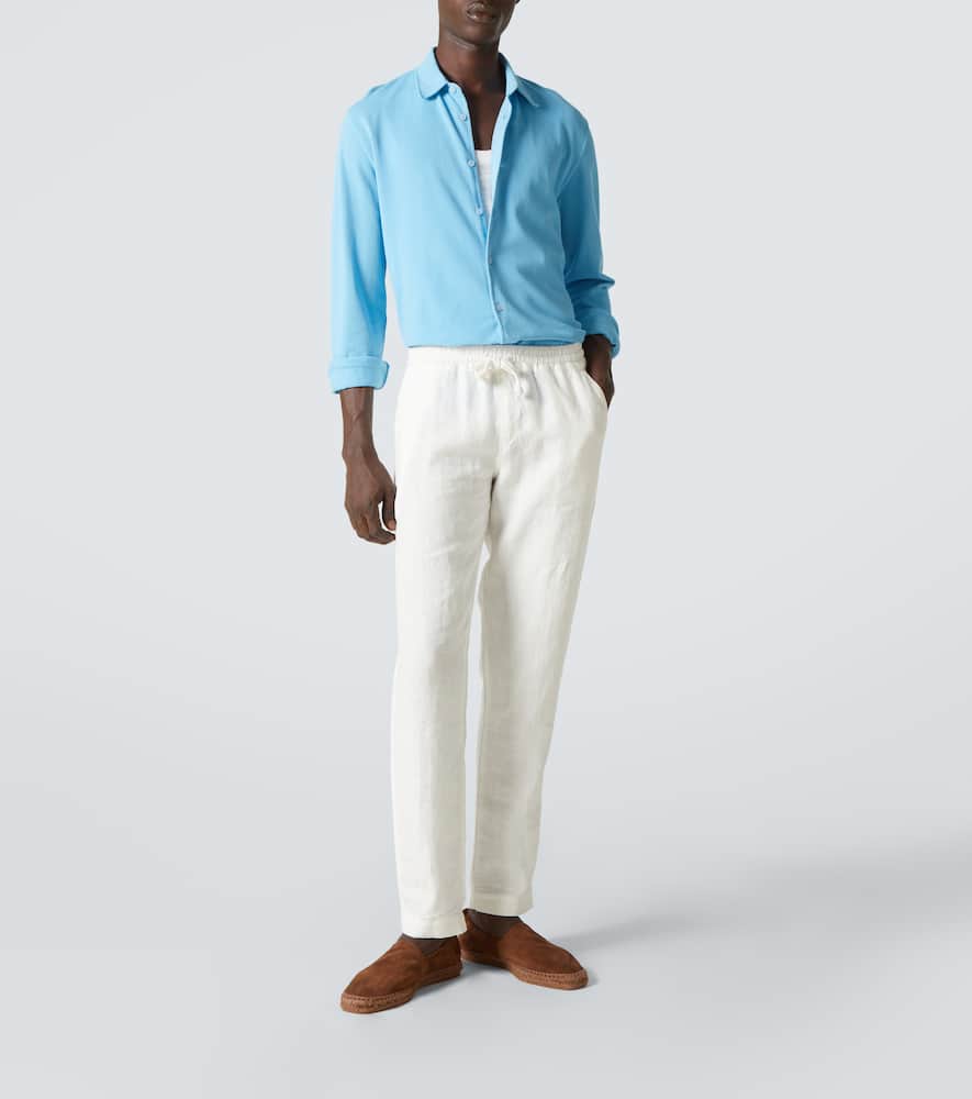Giles cotton piqué shirt