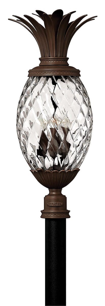 Copper Bronze LED Post Top from the Plantation Collection
