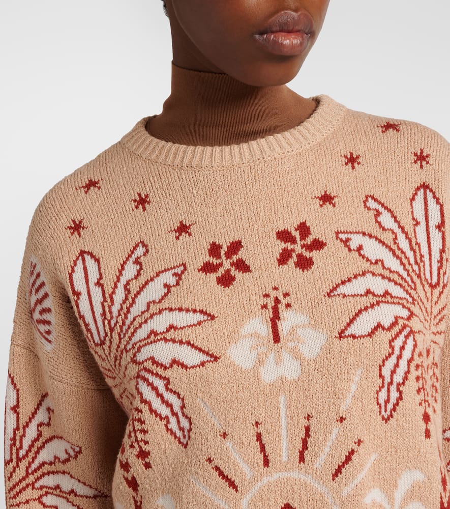Echoes Of The Island wool and cotton sweater