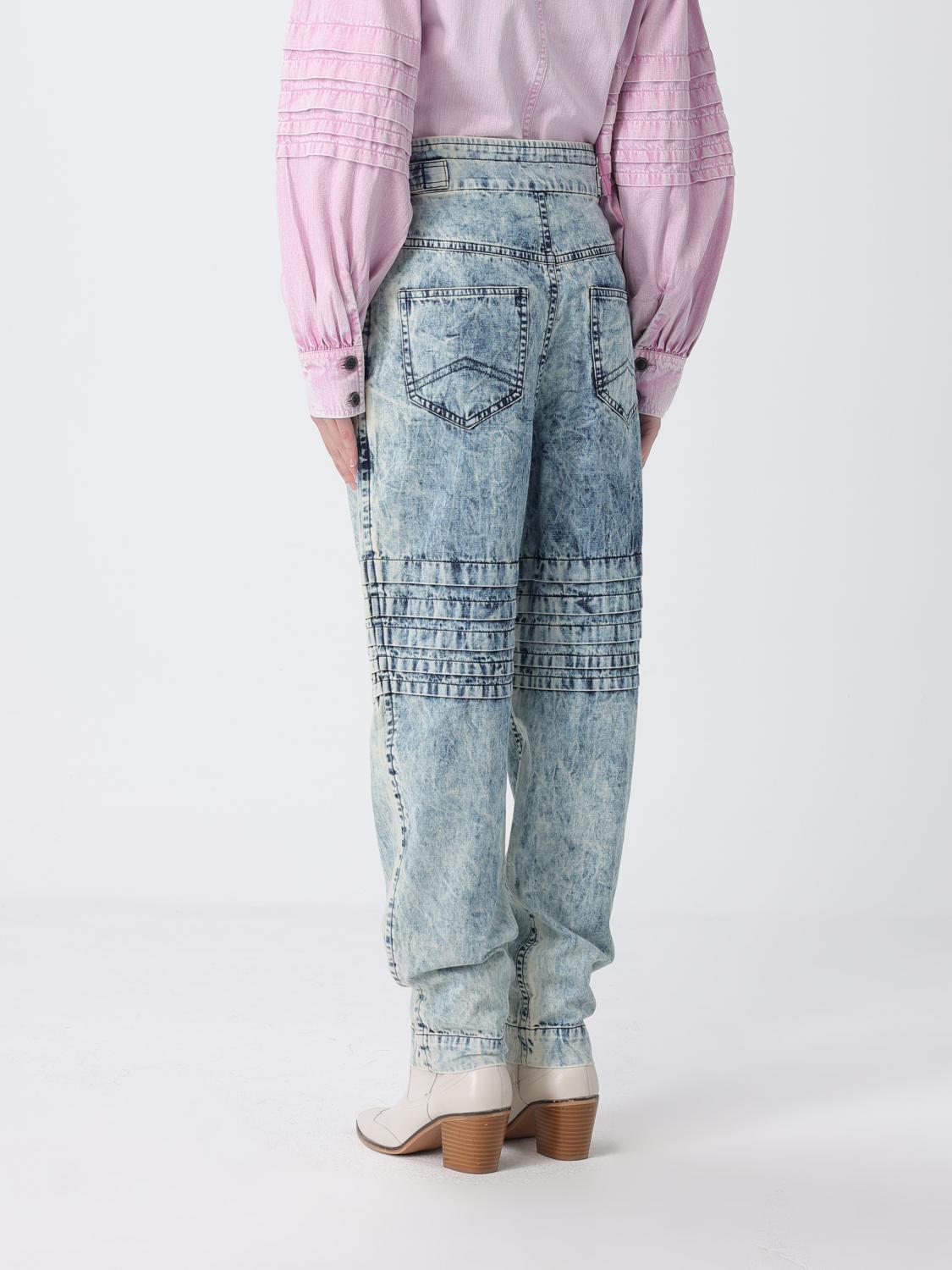 Jeans Woman color Gnawed Blue