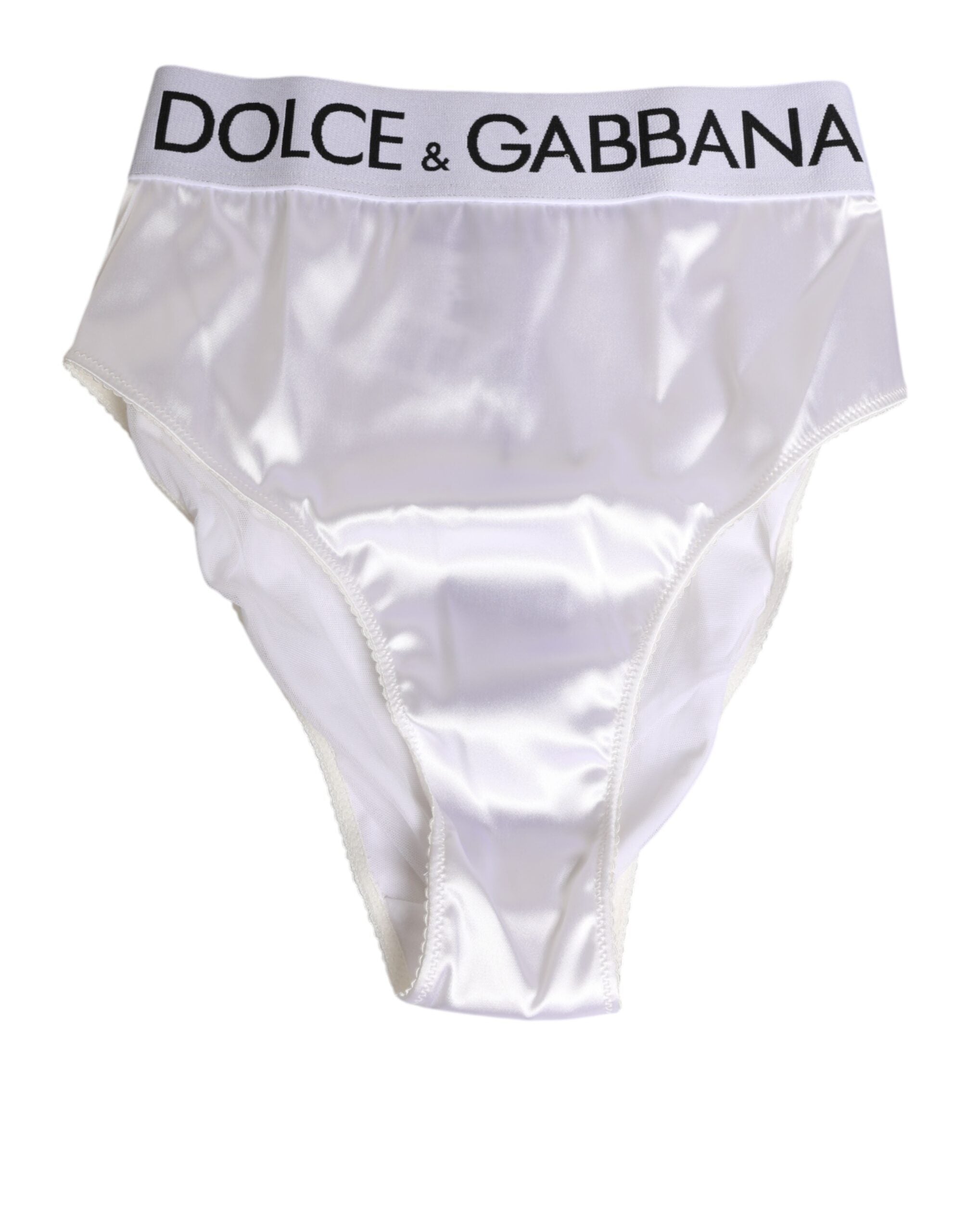 Satin Logo Brief — White