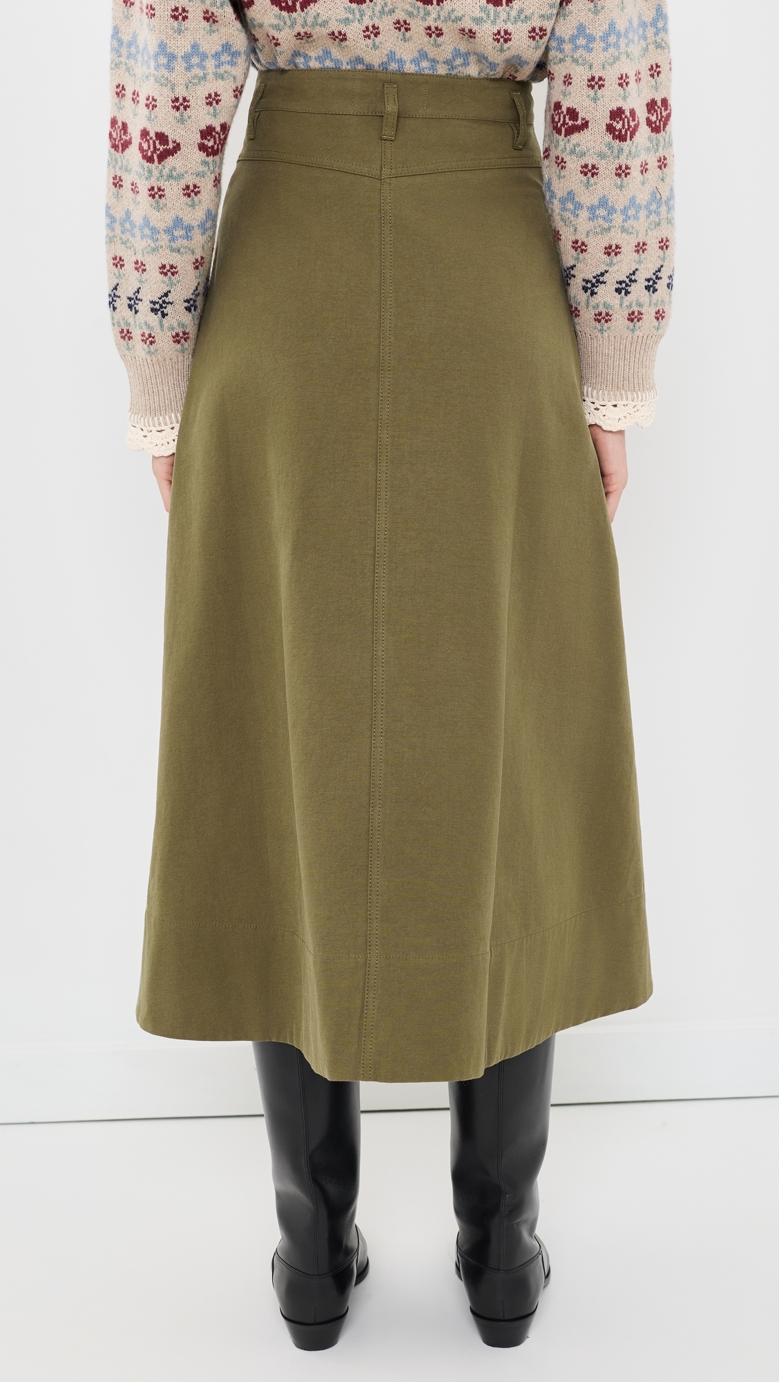 The Field Skirt Olive