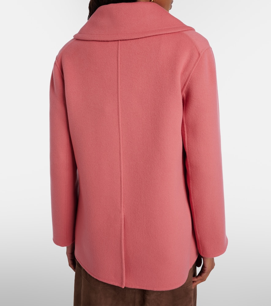 Efebo double-breasted virgin wool jacket