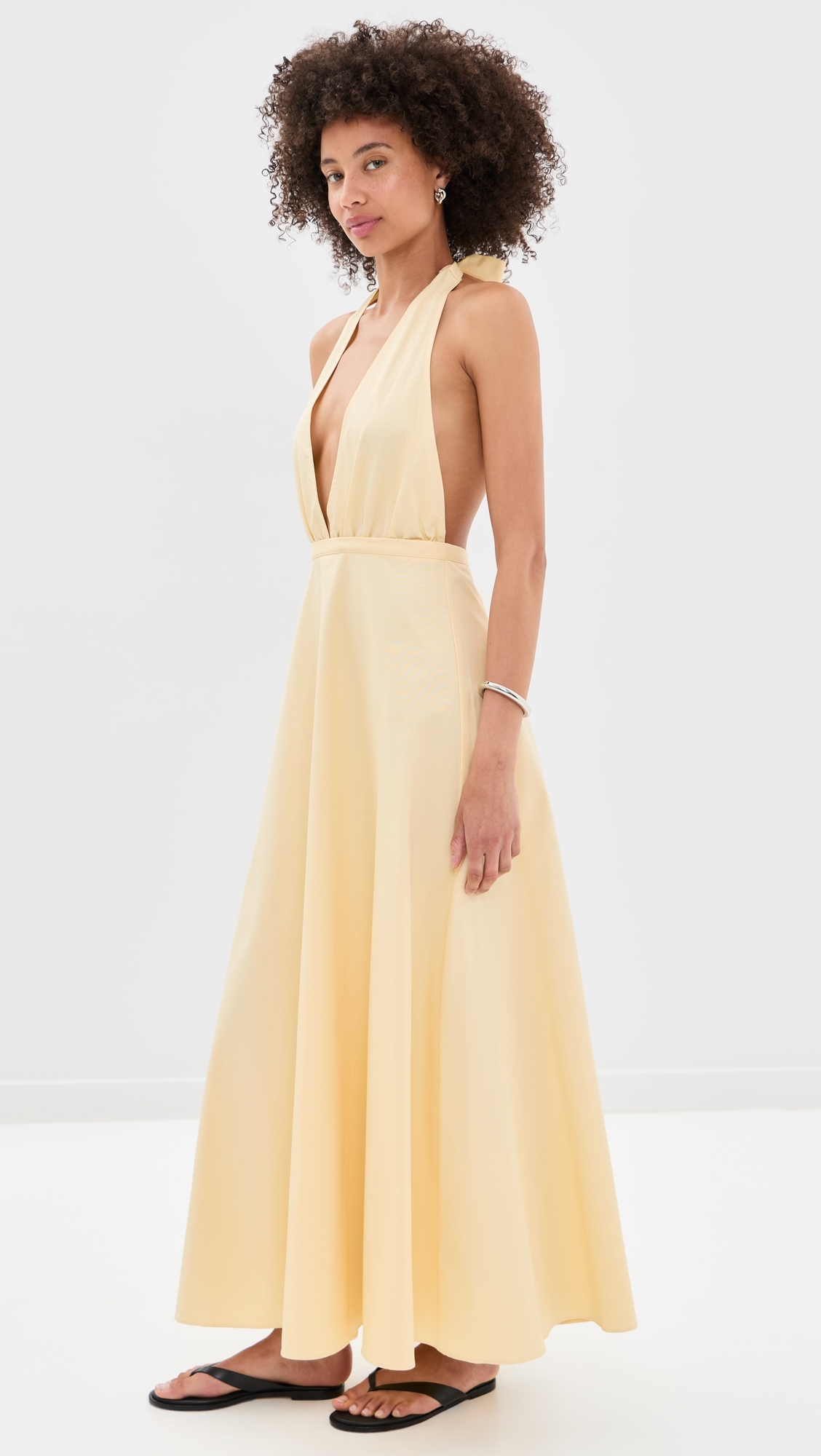 District Maxi Dress Lemon