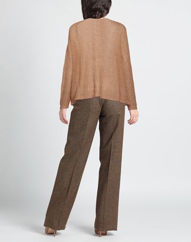 Pink Memories Woman Cardigan Camel Size 4 Acrylic, Mohair wool, Polyamide, Wool