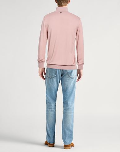 Man Turtleneck Antique rose Size 40 Virgin Wool