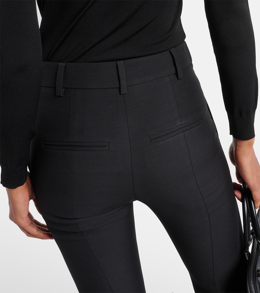 Crêpe Couture mid-rise slim pants