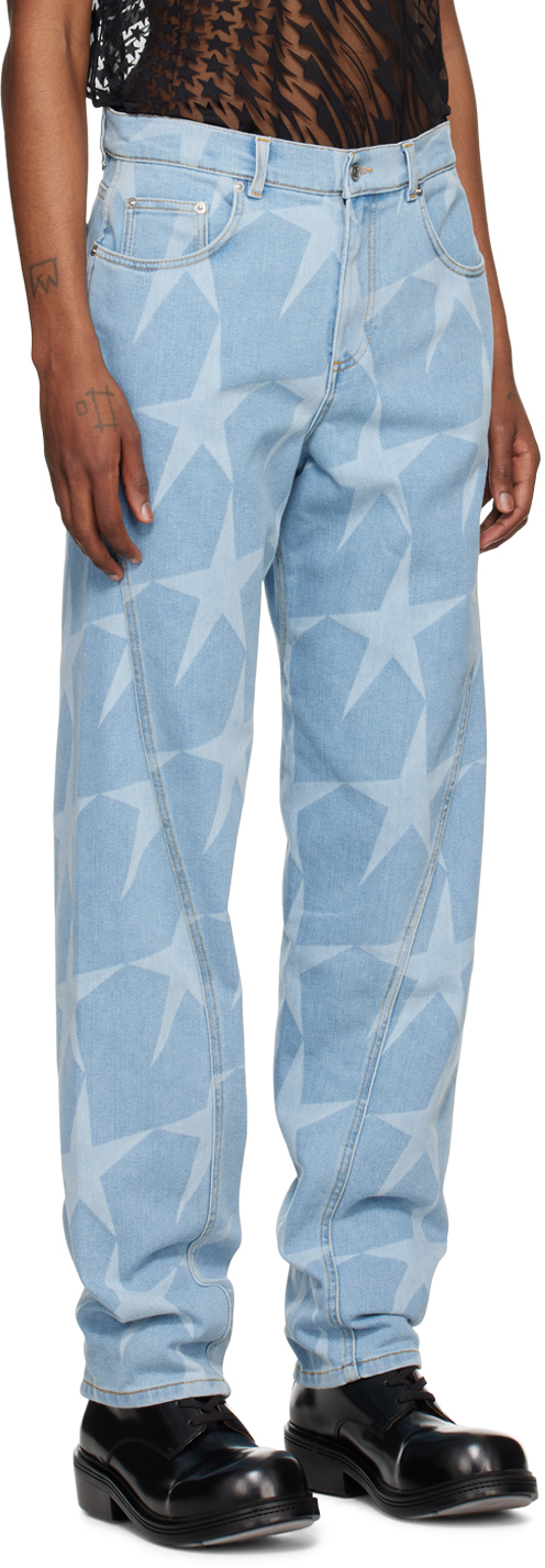 Mugler Blue Star Jeans