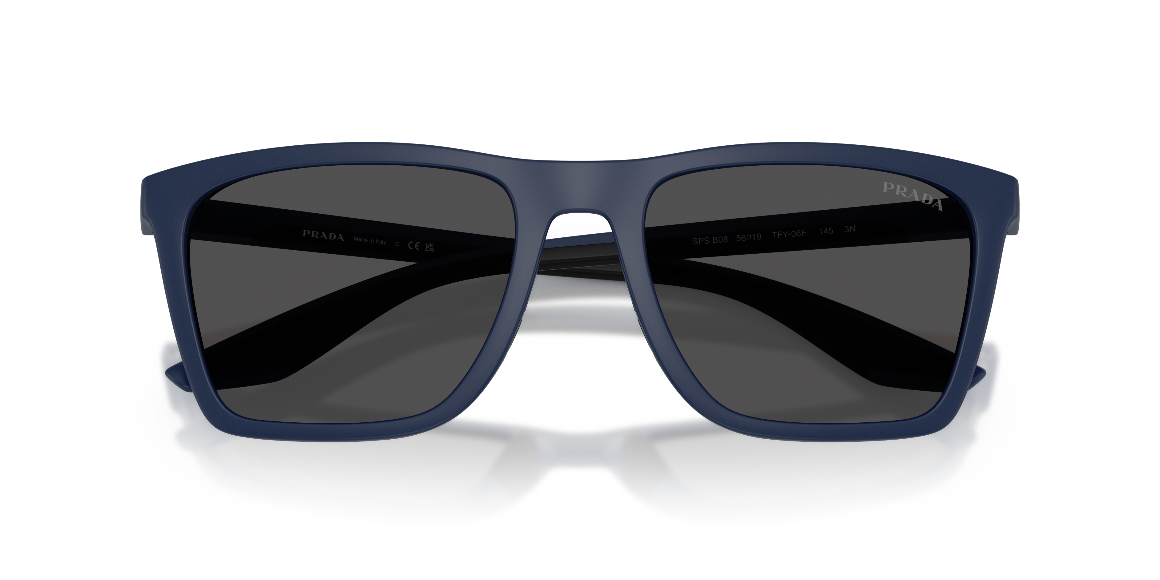 Prada Linea Rossa Man Prada Linea Rossa PS B08S TFY06F Sunglasses Injected Blue Grey Pillow Norma