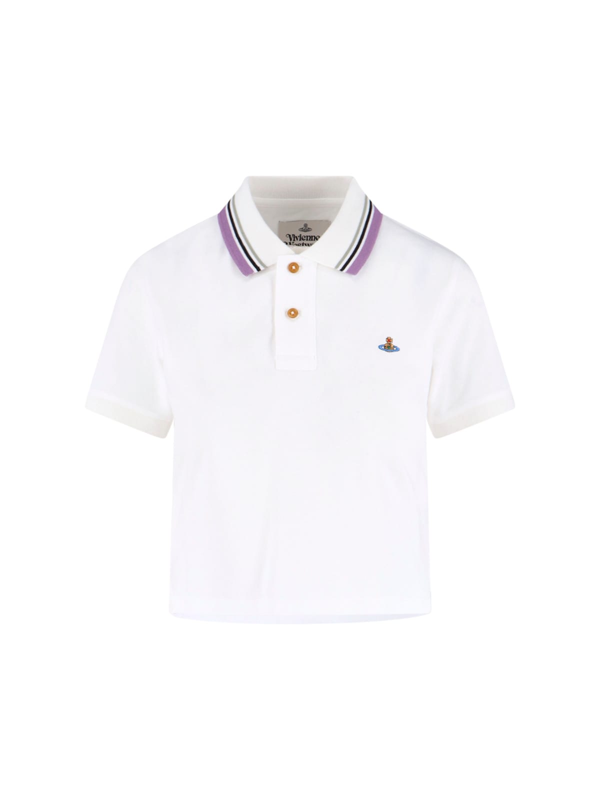Classic polo top - White
