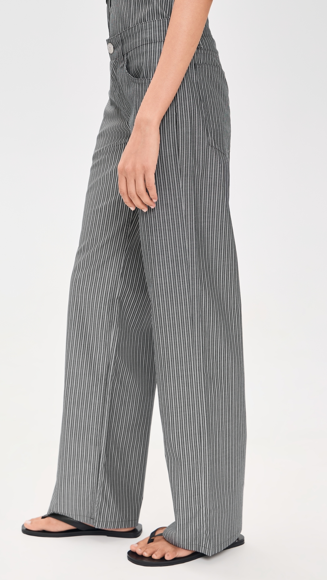 Saige Stripe Poplin Pants Salst