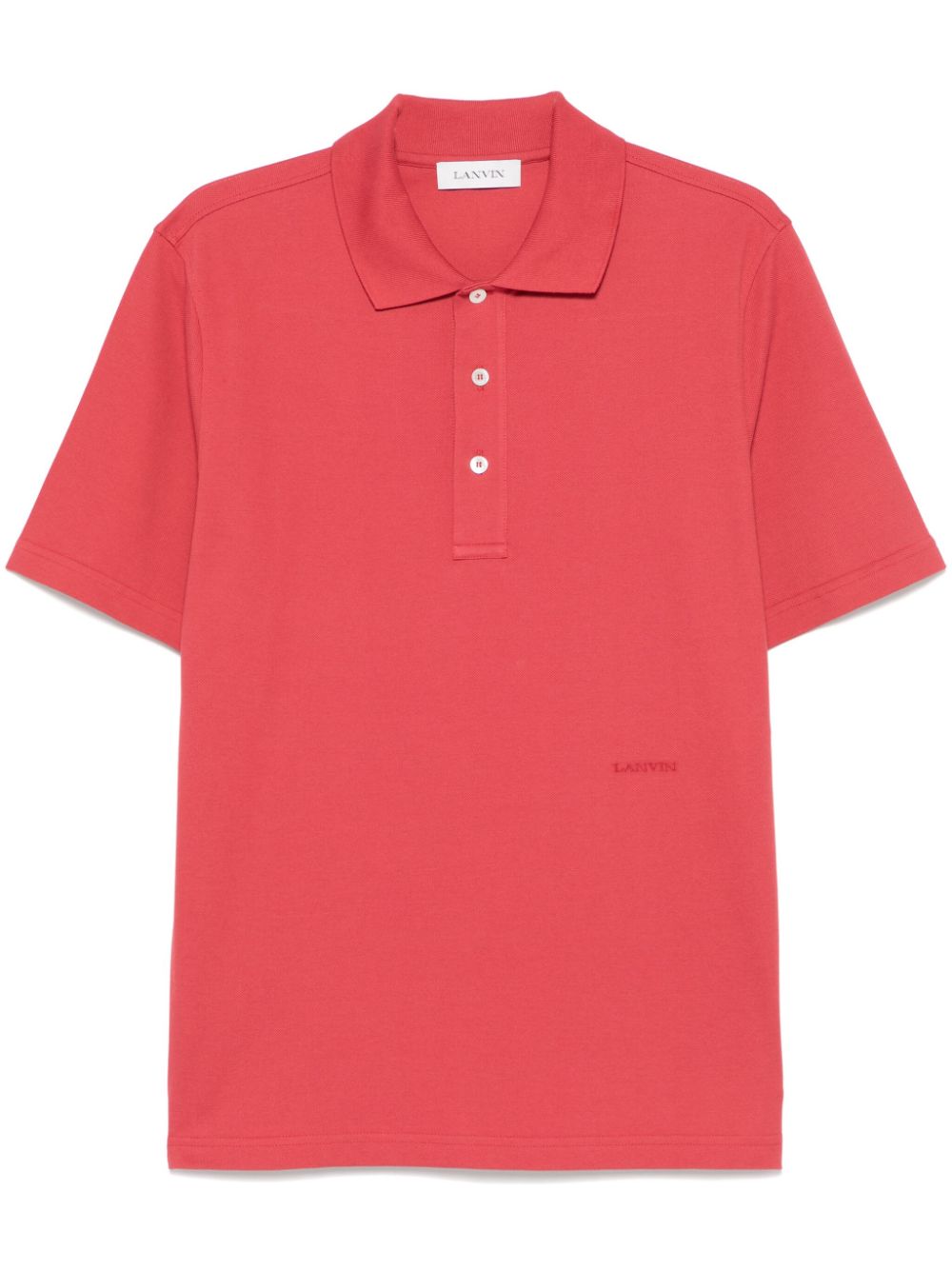 Cotton polo shirt - Red