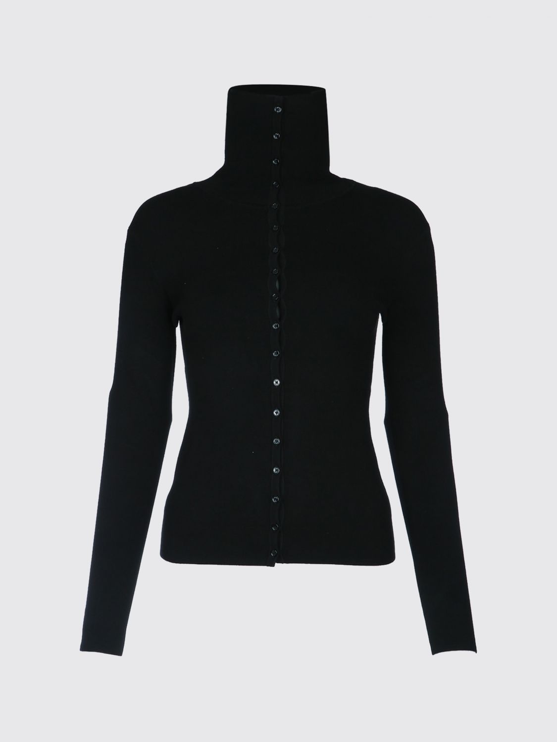 Fitted Polo Cardigan Sweater