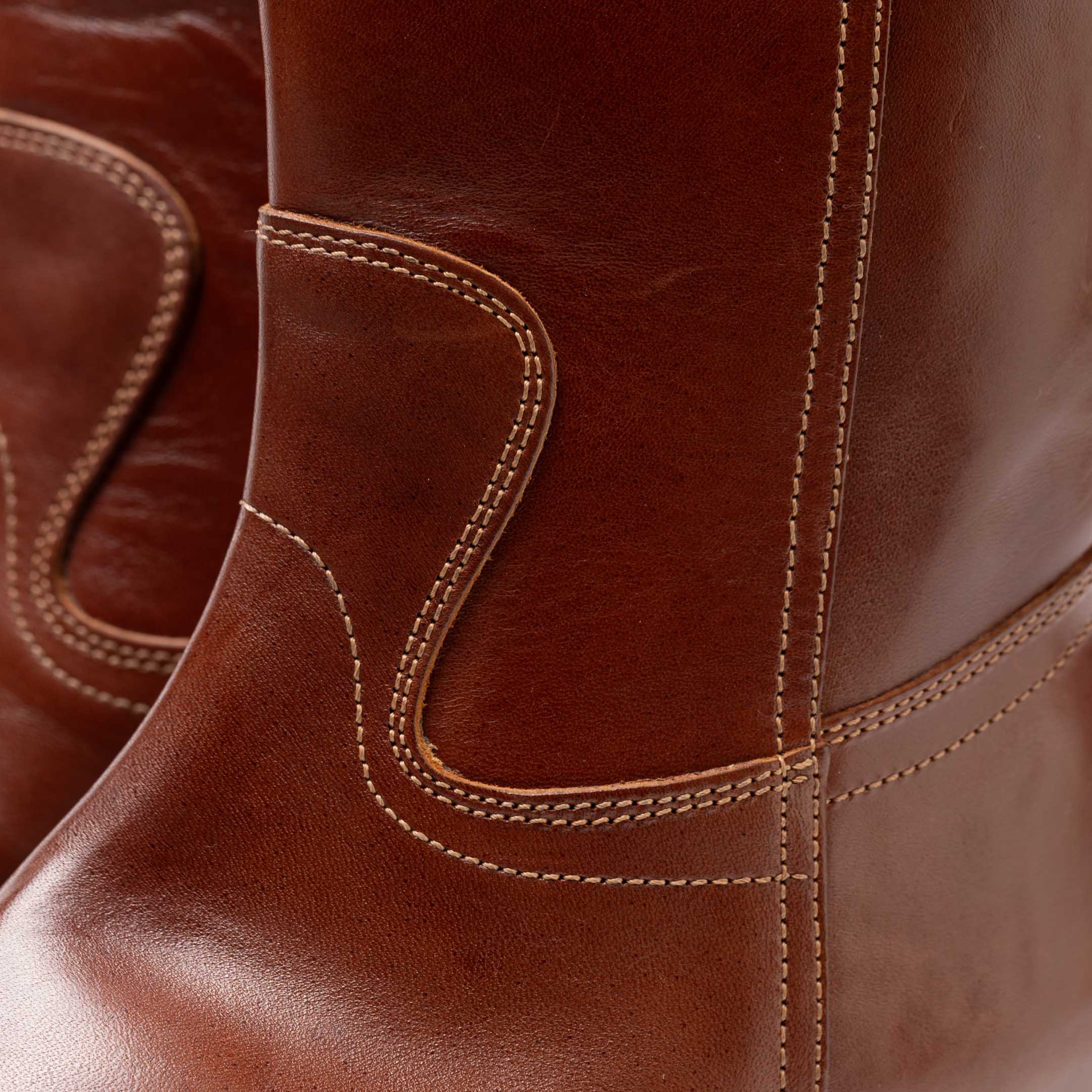 Clinch Cowboy Boots Horsehide Brown