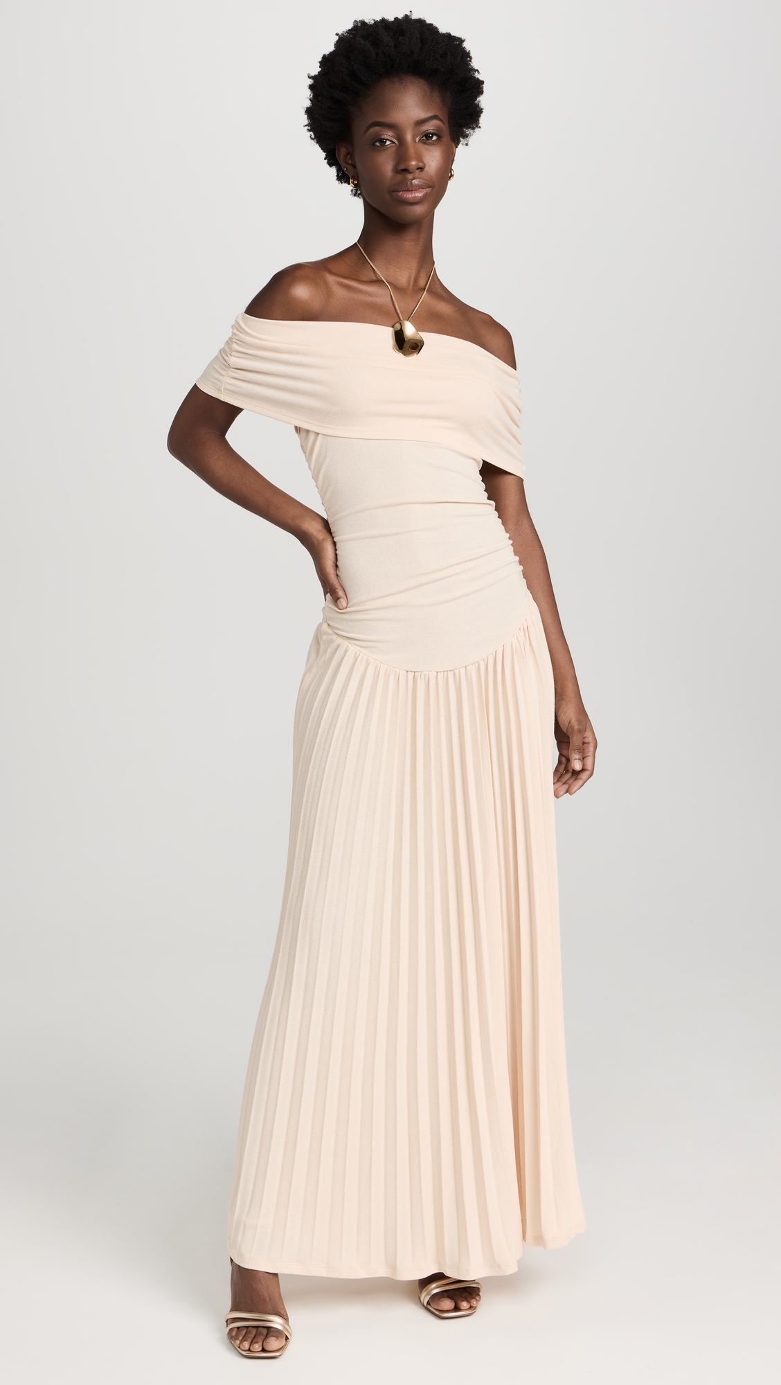 Field of Dreams Maxi Dress Oatmeal