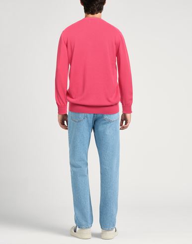 Man Sweater Fuchsia Size 44 Cashmere