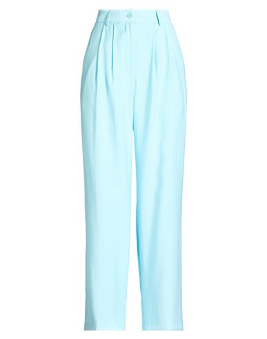 Woman Pants Sky blue Size 4 Viscose, Polyester