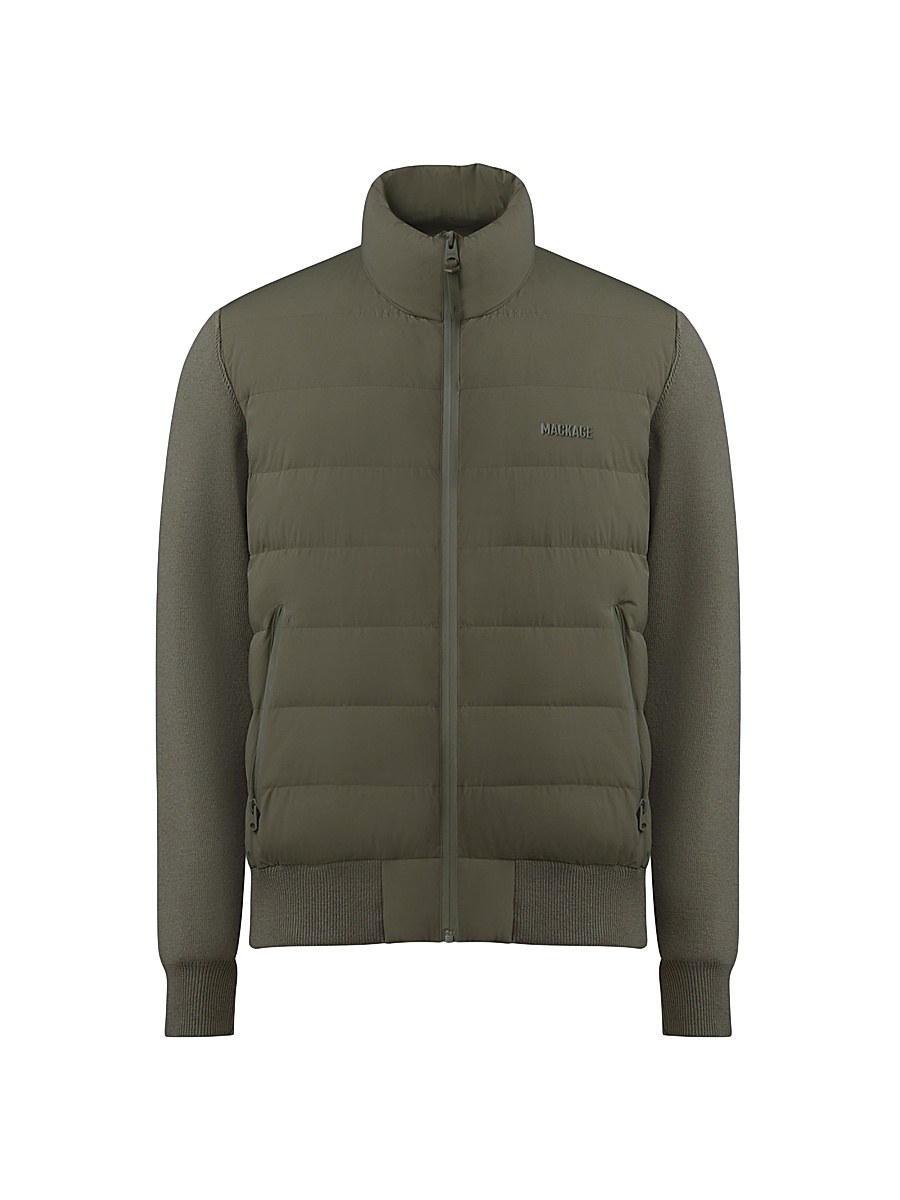 Men's Haney City Hybrid Light Down Jacket - Light Military