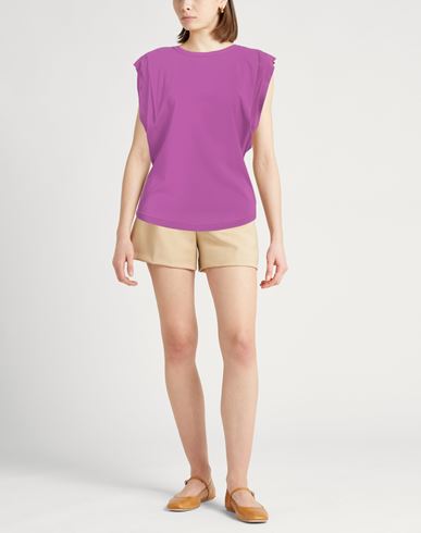 Jucca Woman Top Mauve Size 6 Viscose, Elastane
