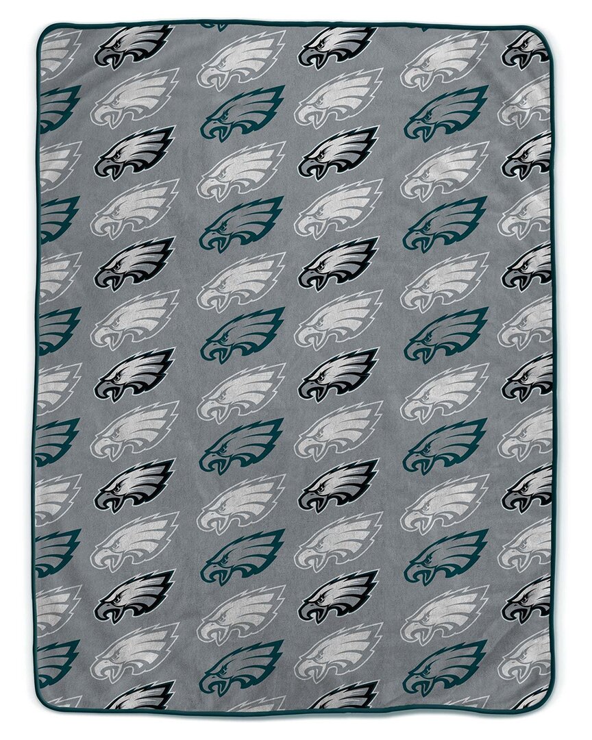 Philadelphia Eagles Nfl Team Logomania Oversized Fleece Blanket