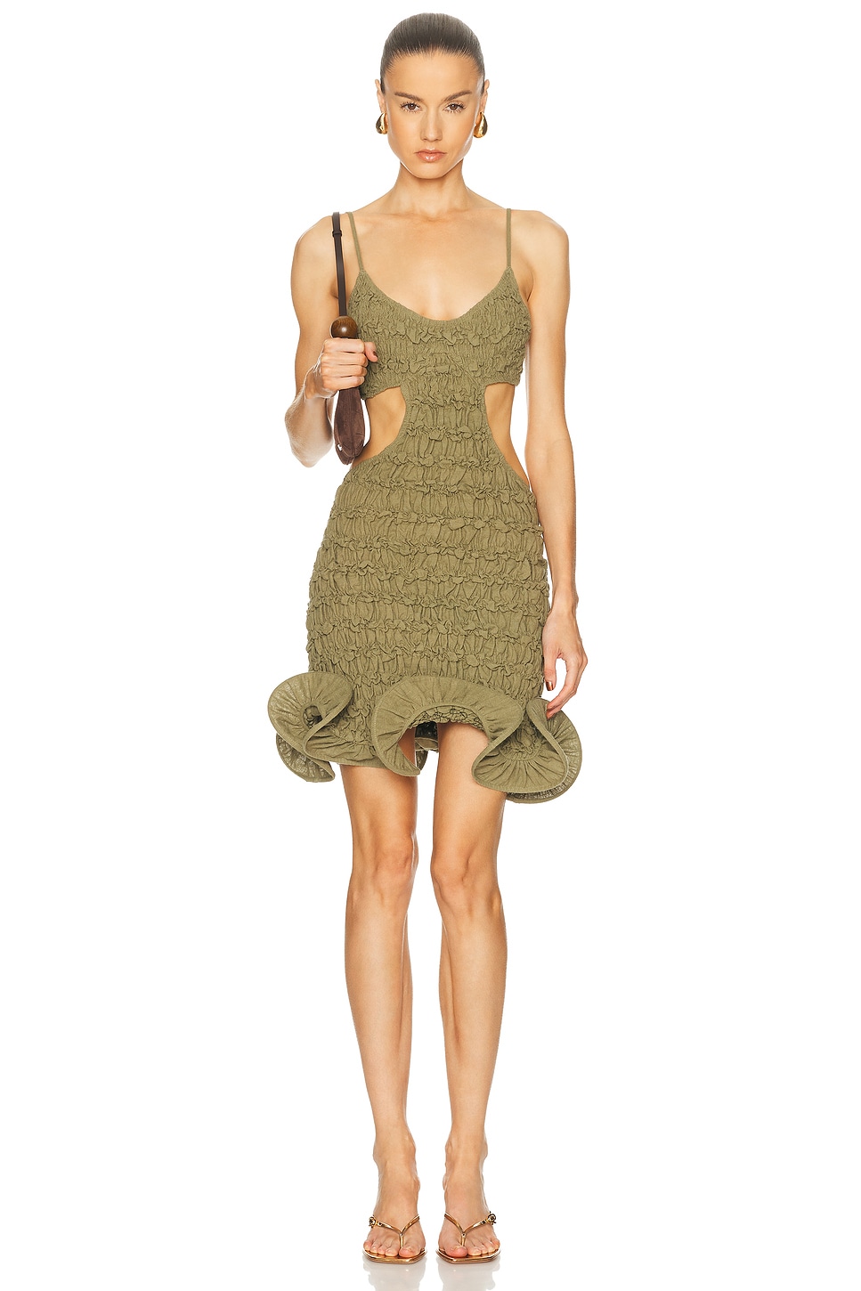 TG Botanical Dina Dress in Olive