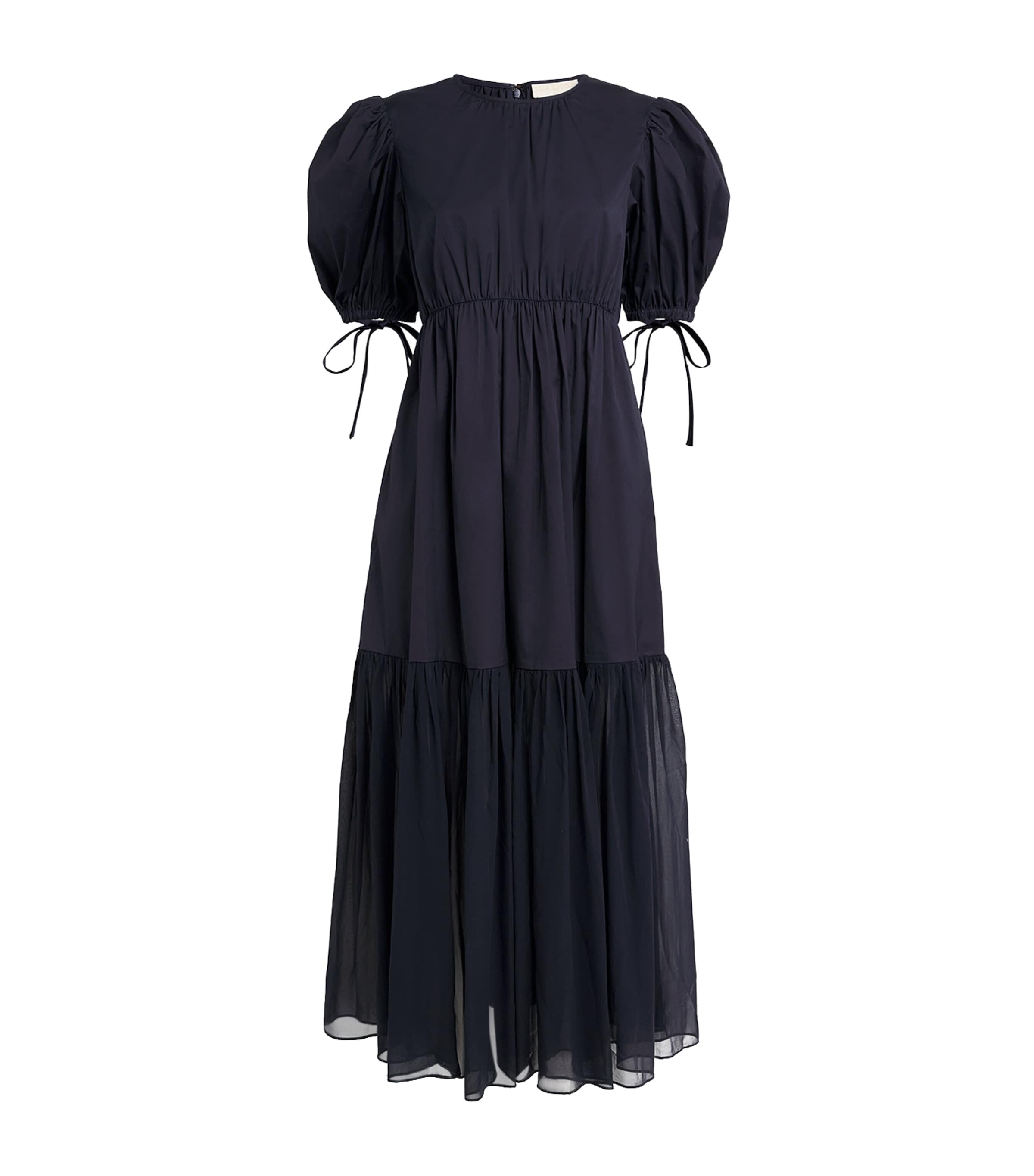 Ulla Johnson | Short-Sleeve Collage Midi Dress | Realry Ulla Johnson | Short-Sleeve Collage Midi Dress | Realry