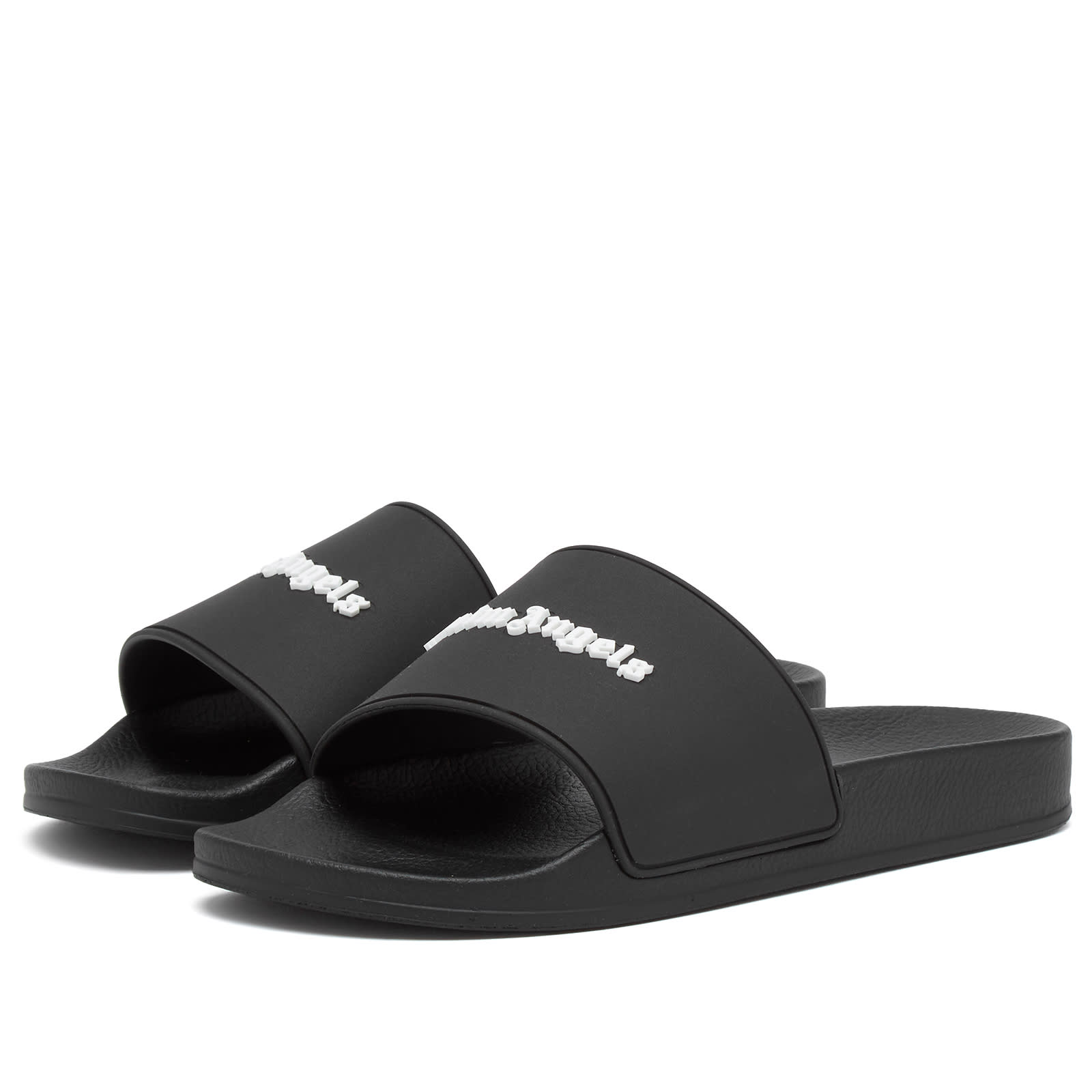 Classic Logo Pool Slide in Black
