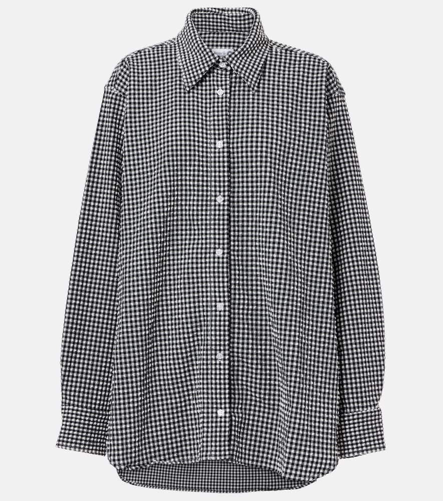 Gingham oversized shirt