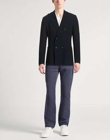 Man Blazer Midnight blue Size 40 Polyester, Wool, Elastane
