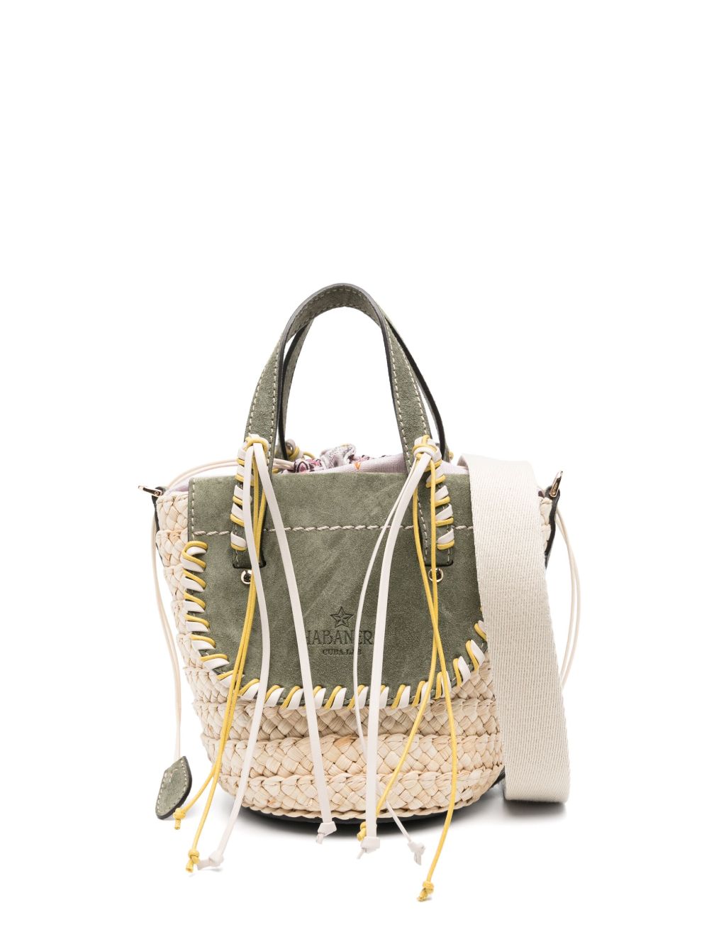 CUBA LAB Habanera Bandana bucket bag - Neutrals