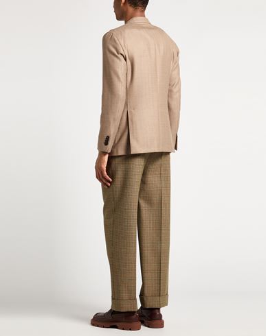 Man Blazer Sand Size 42 Virgin Wool