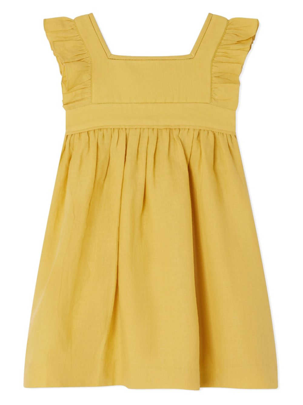 Cassiopee cotton dress - Yellow