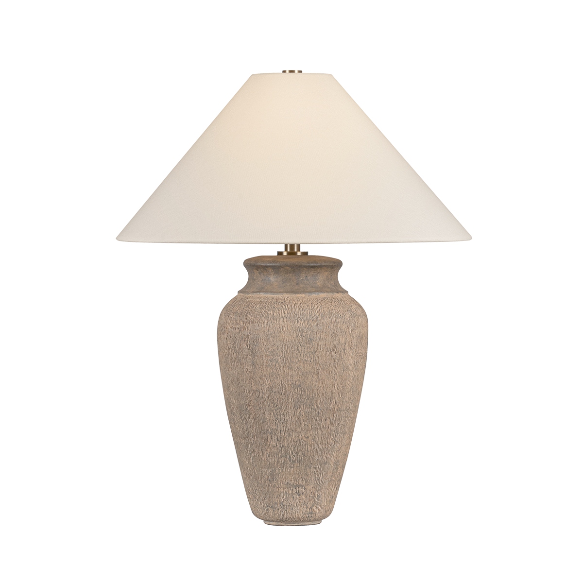 Patina Brass Table Lamp from the Vessel Collection