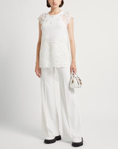 Woman Top White Size 10 Polyamide, Nylon