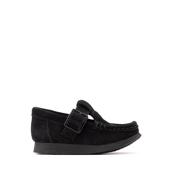 Clarks Wallabee Evo T-Bar Mocassin - Toddler - Black
