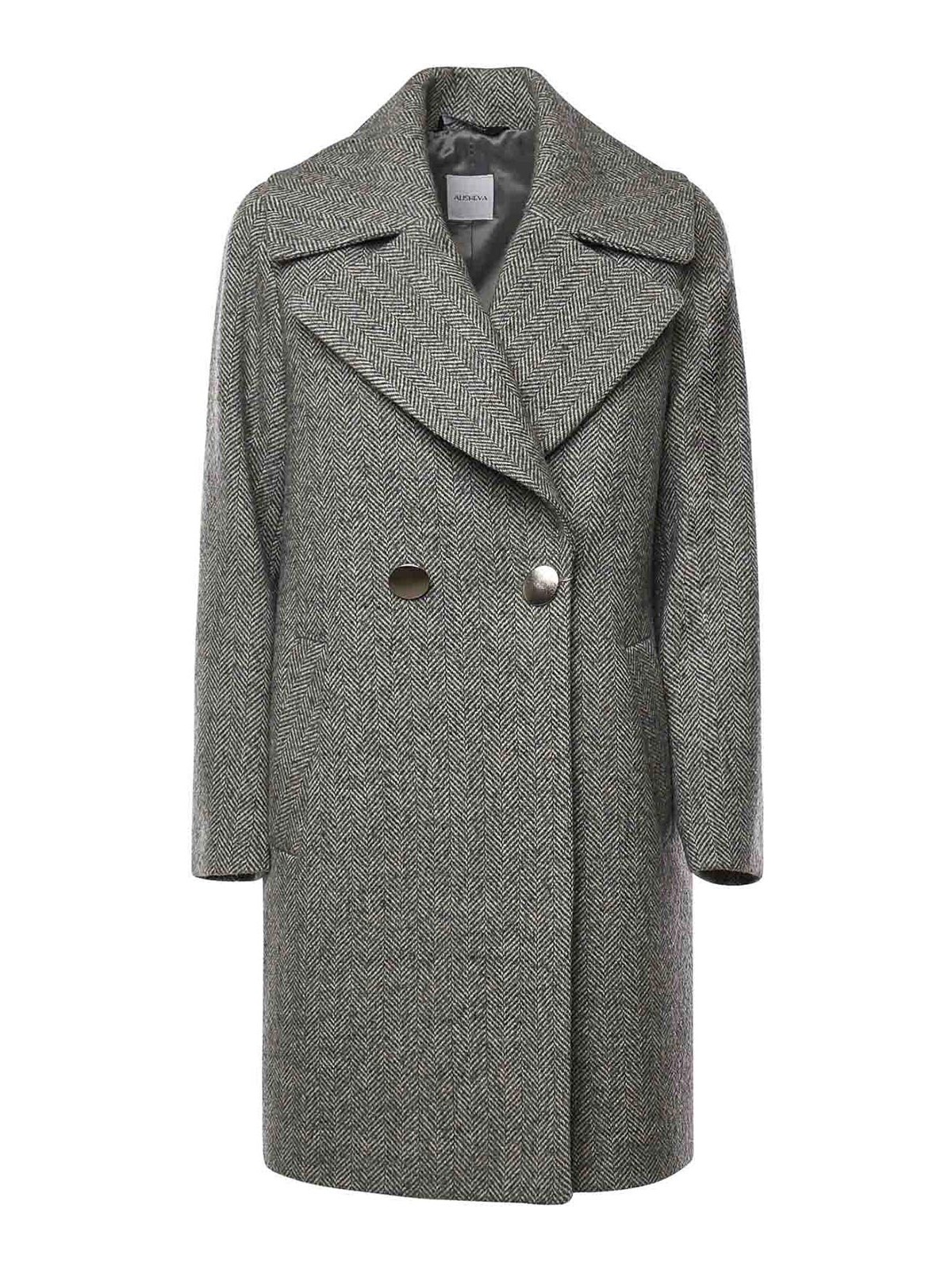 Peach Wool And Cashmere Coat