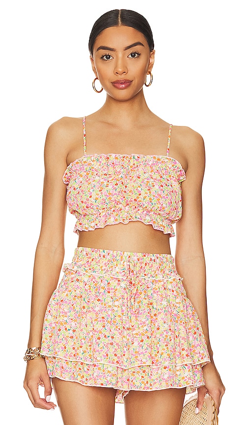 Show Me Your Mumu Dakota Top in Pink. -  XS also in L