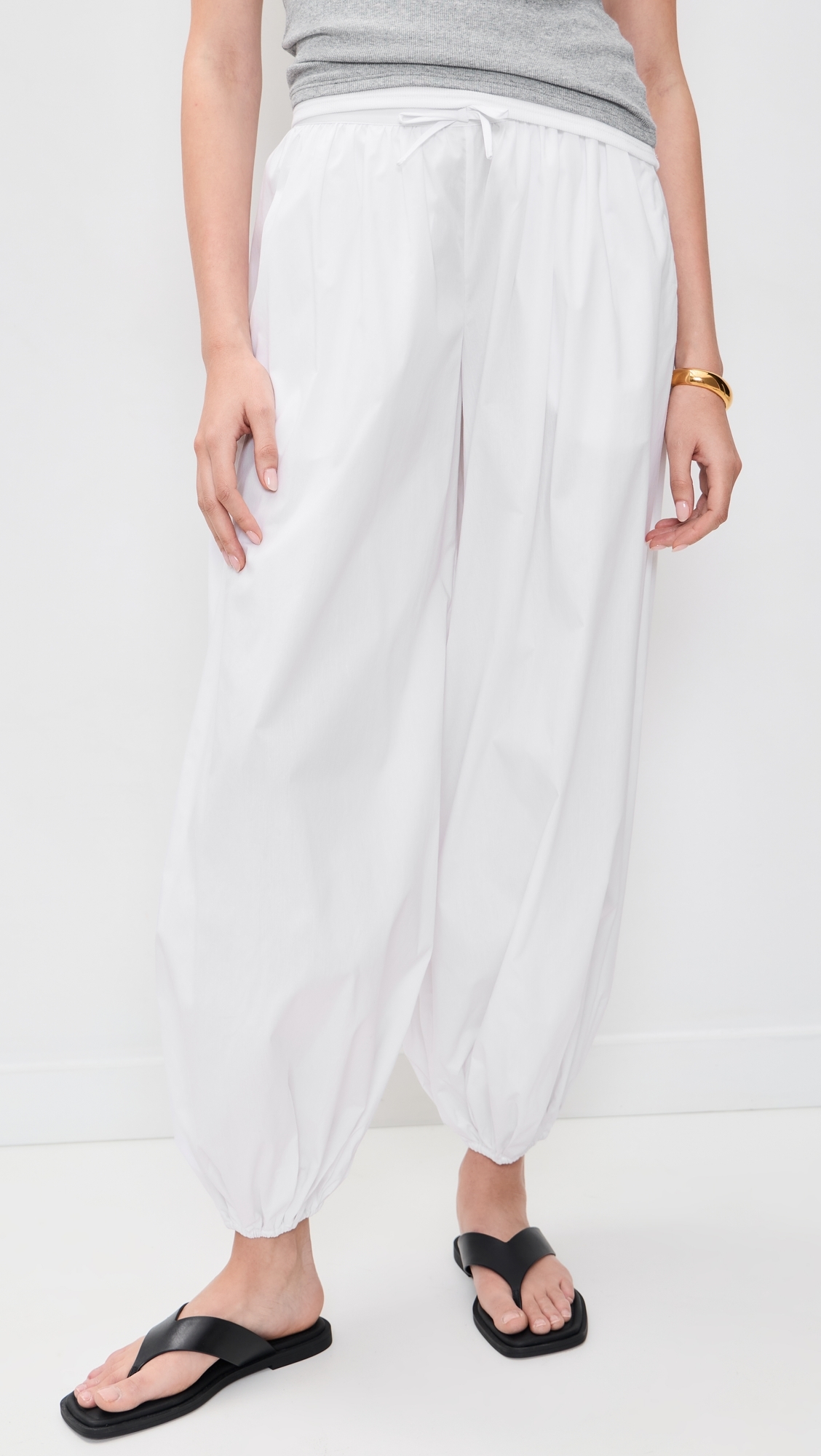 Melinda Balloon Pants White