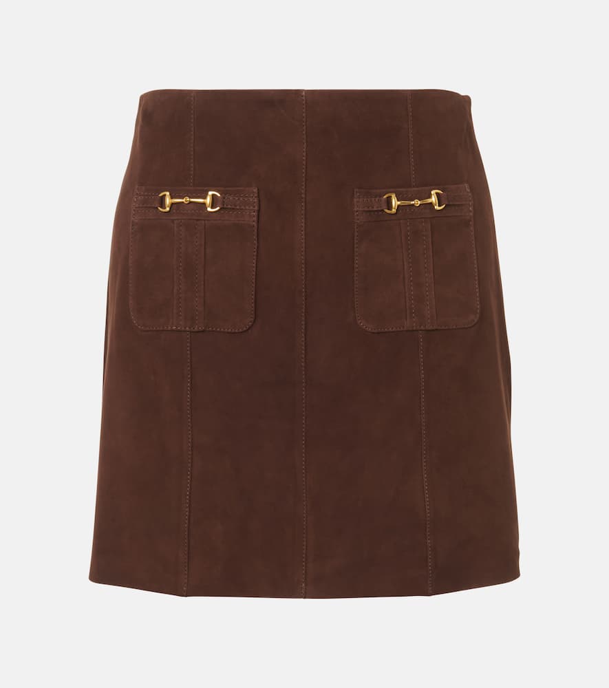 Wiley suede miniskirt