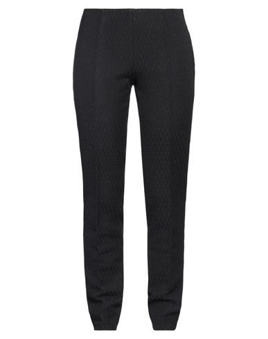 Woman Pants Black Size 10 Wool, Polyester, Polyamide