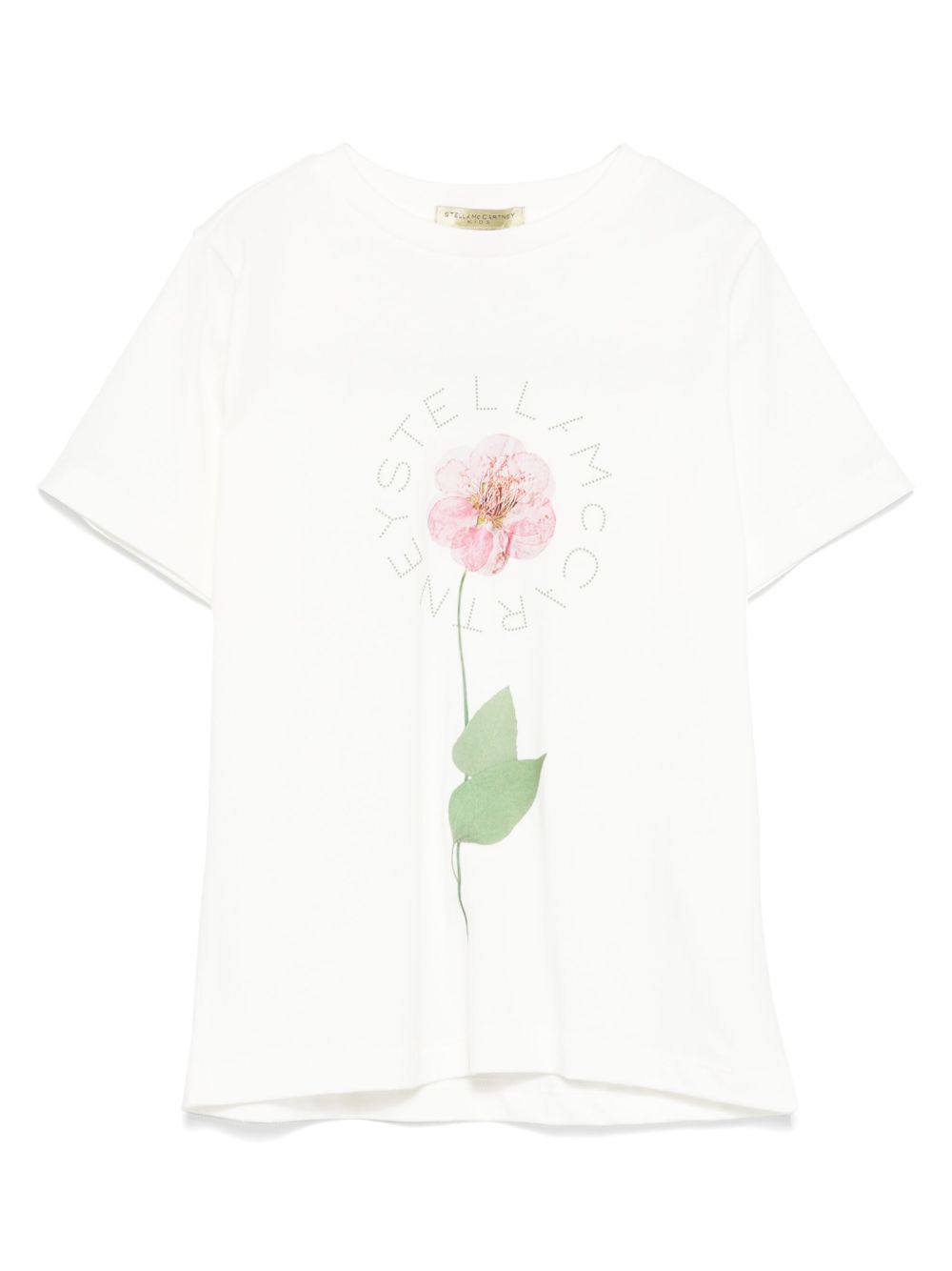 Floral-print T-shirt - White
