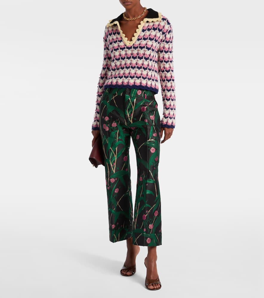 Picket wool-blend polo sweater